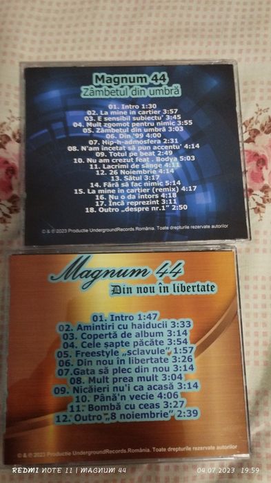Muzica hip-hop " Magnum 44" colecție