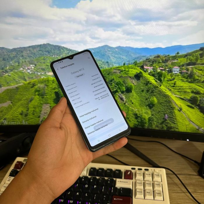 Samsung Galaxy M12 batareya 5000 mAh