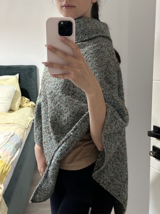 Pelerina stil poncho de toamna