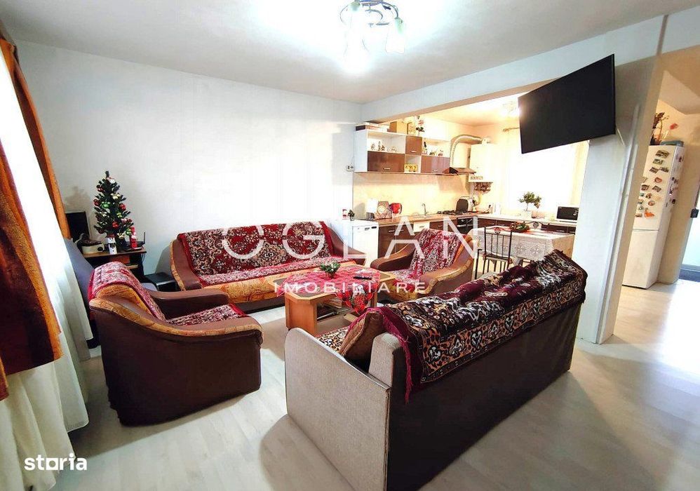 Casa inşiruita 3 cam. 116 mp + curte, COMISION 0%