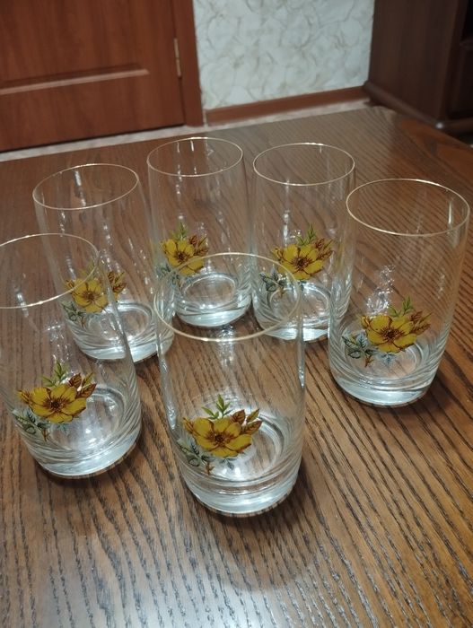 Продам бокалы богемского стекла