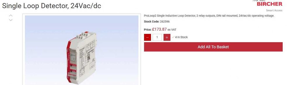 releu - detector bucla automatizari porti, bariere - Pro Loop 2 - NOU