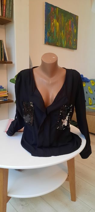 Дамска риза с пайети