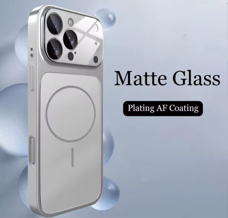 Iphone 13/14/15/16/17 PRO MAX AIR Husa Magsafe Matte Glass