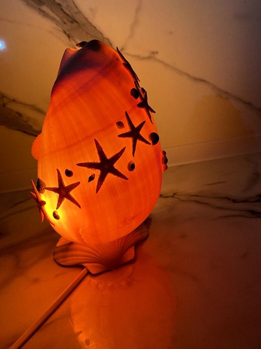 Светильник из Морских ракушек. ЭКСКЛЮЗИВНЫЙ ПОДАРОК.