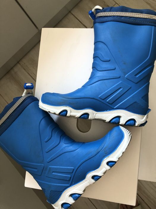 Cizme de ploaie/cauciuc, captusite cald, marimea 28/29