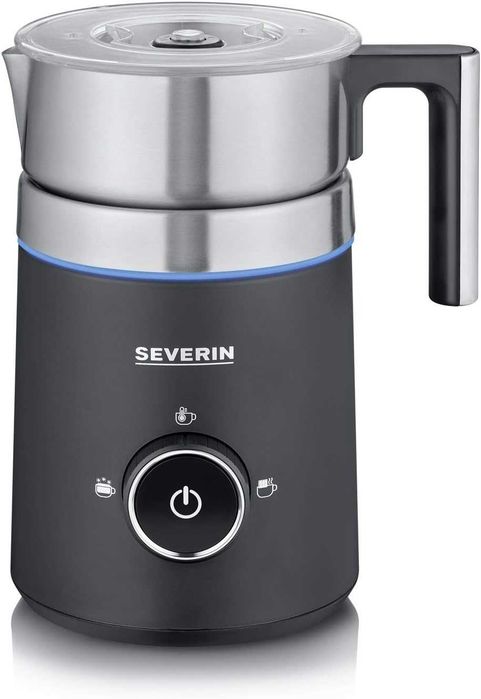 Severin SM 3585 Индукционен разпенител за мляко Spuma 500, 500 мл, Черен - Неръждаема стомана