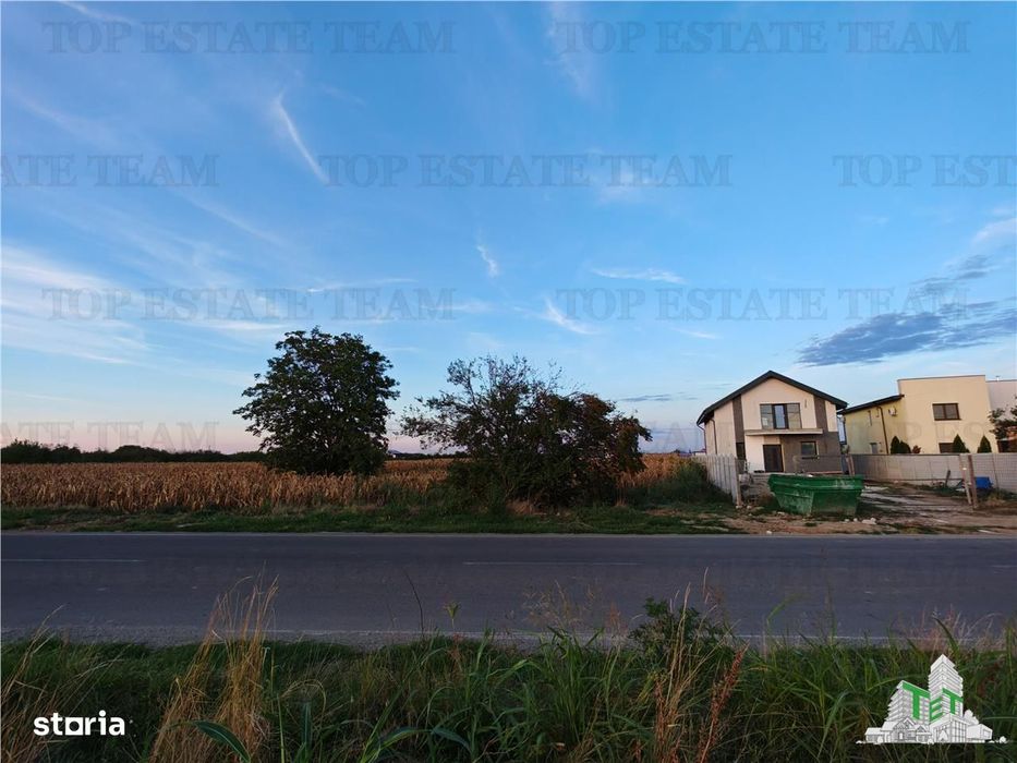 Teren intravilan pentru constructii stradal, 2965 mp, cu toate utilita