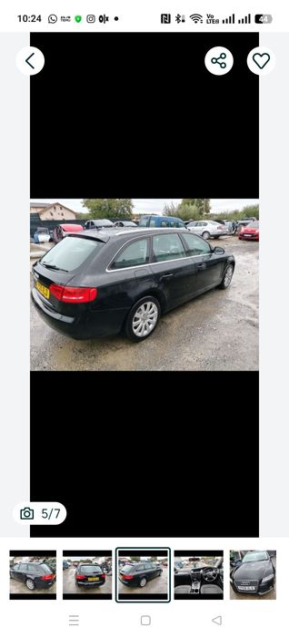 Piese motor cutie punte ușa aripa kit injecție haion audi A4 b8 2009