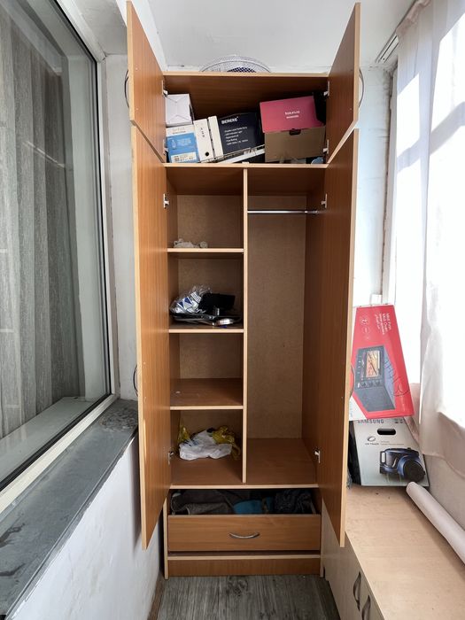 Шкаф высокий 2 отсека