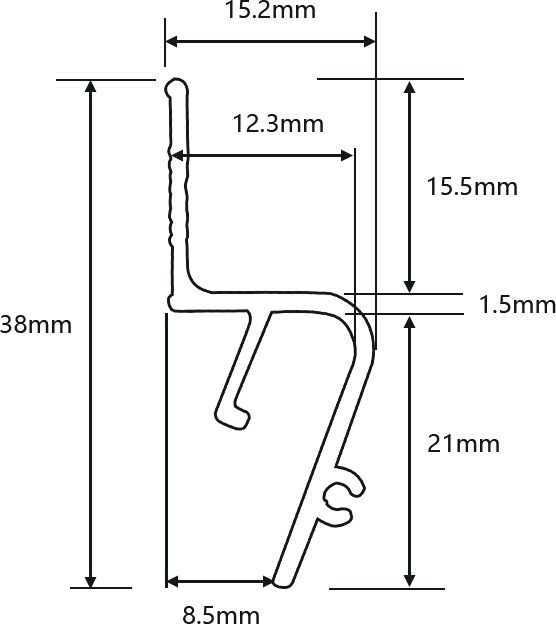 Алфер теневой профиль