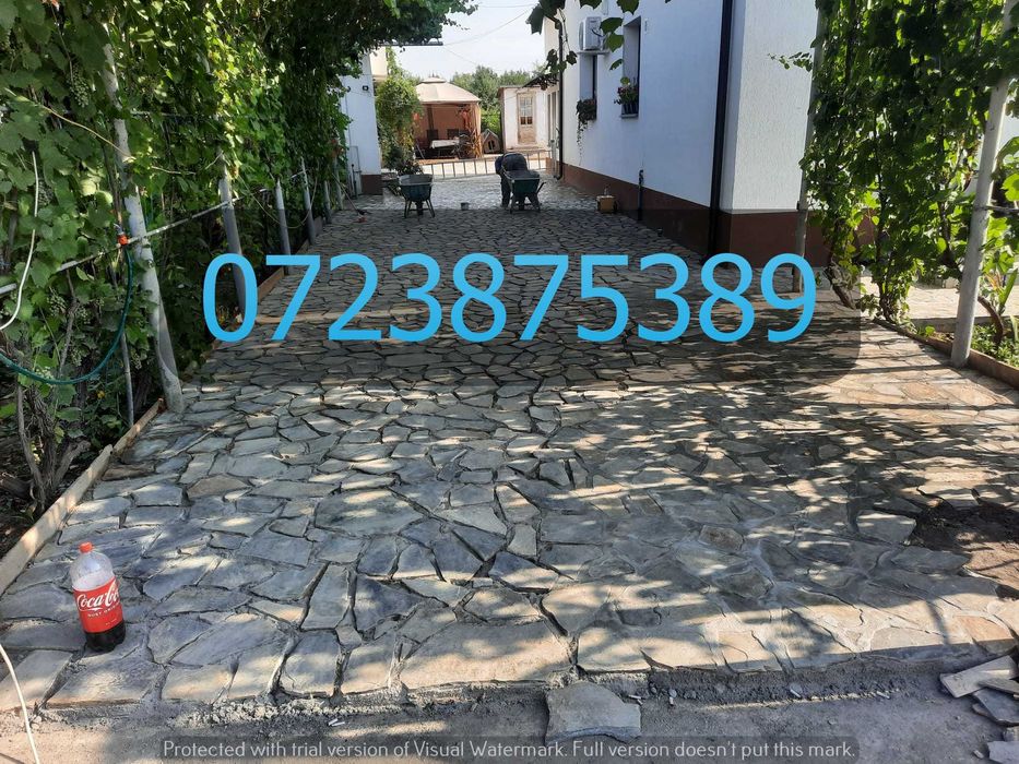 Pavaj Durabil din Piatră Naturală de Munte la Cheie