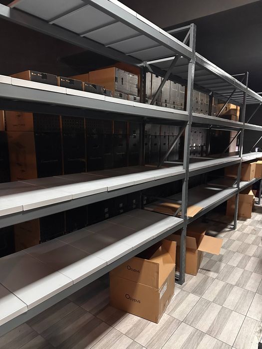 Oziq ovqat uchun polkalar va ombor uchun temir polkalar va stellajlar