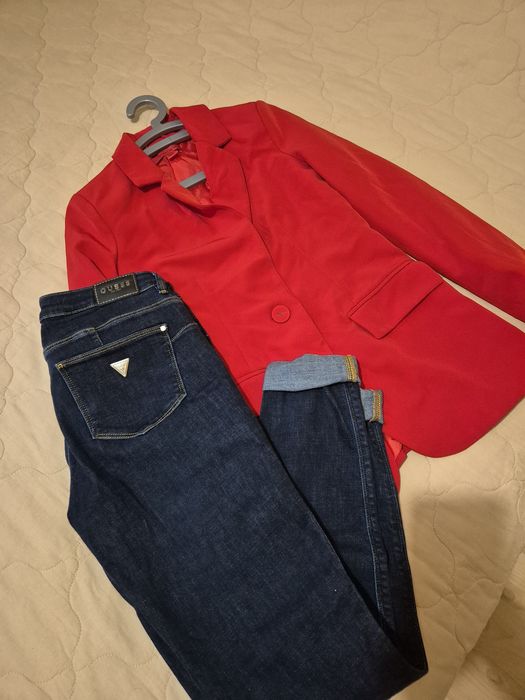 Червено сако New Yorker