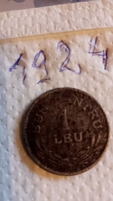 De vinzare. moneda de 1 leu