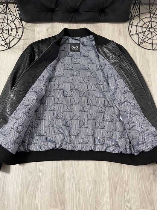 Geaca piele Dolce & Gabbana