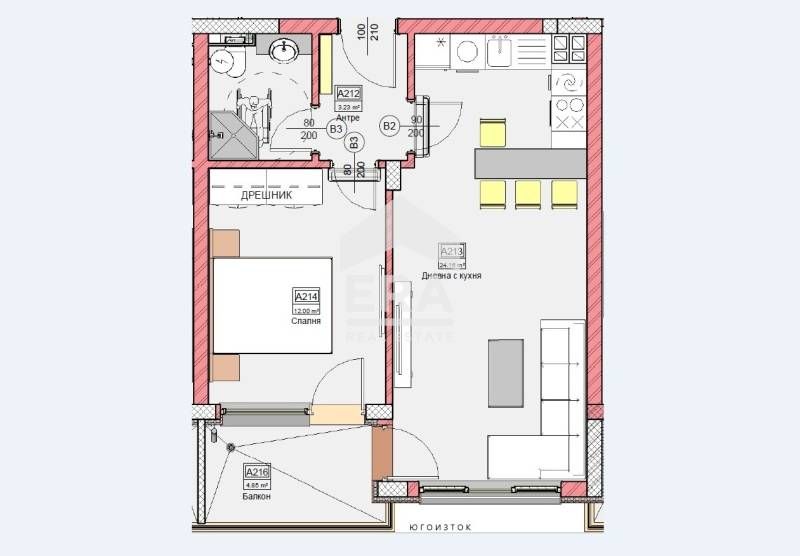 Продава се Двустаен апартамент в Варна, Виница - 63 кв.м за 793 €/кв.м - Снимка #7