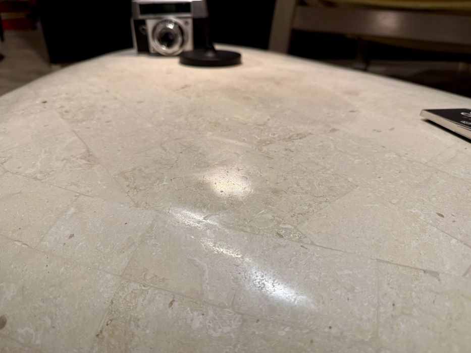 Masuta cafea din piatra  naturala - model sculptural tip Sasso