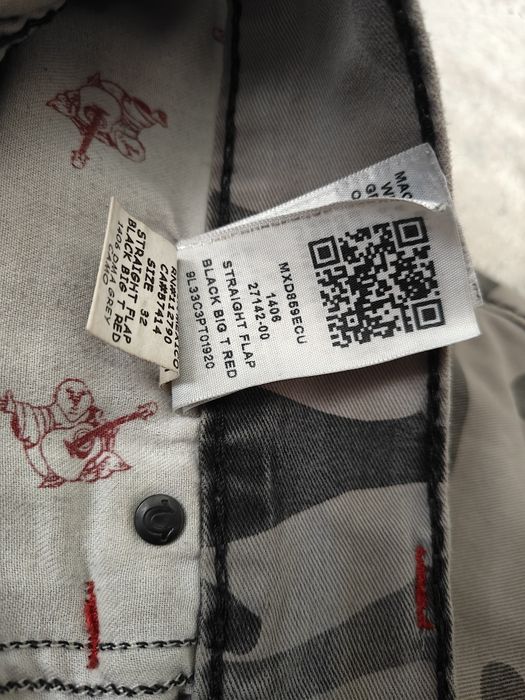 camo true religion jeans
