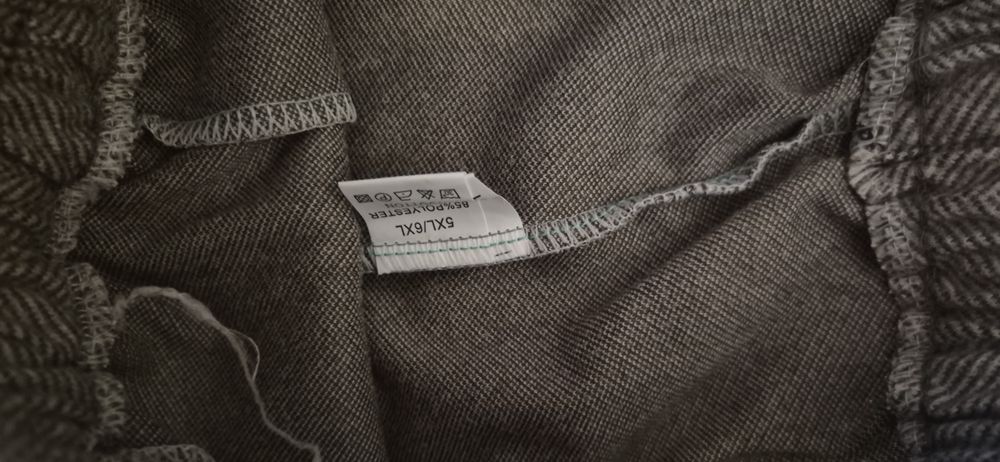 Pantaloni eleganti de dama, gri, cu eticheta