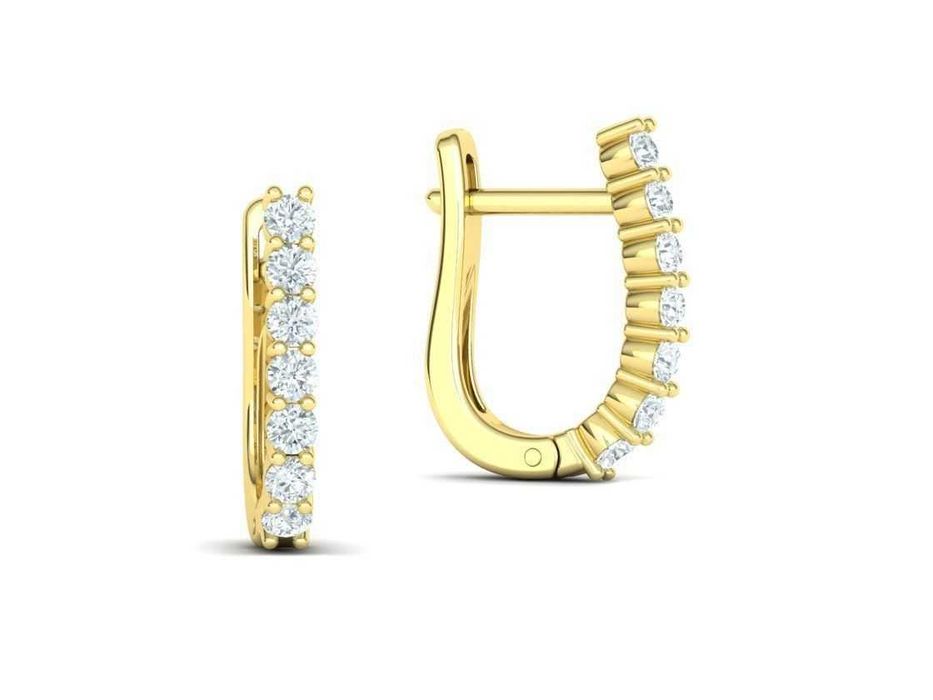 Обеци с 2mm VS Диаманти