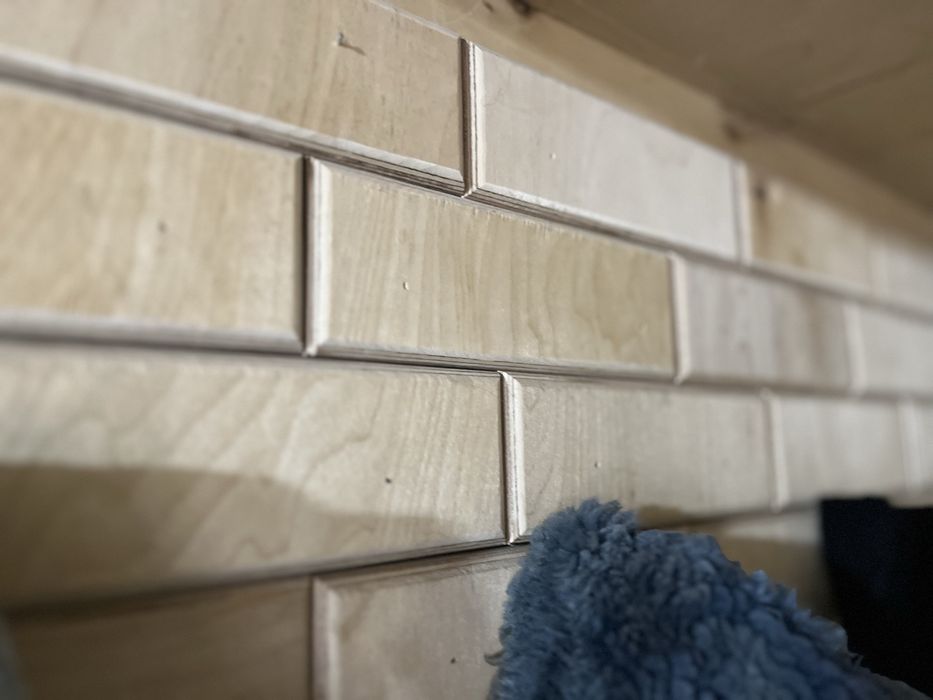 Кирпичи из фанеры