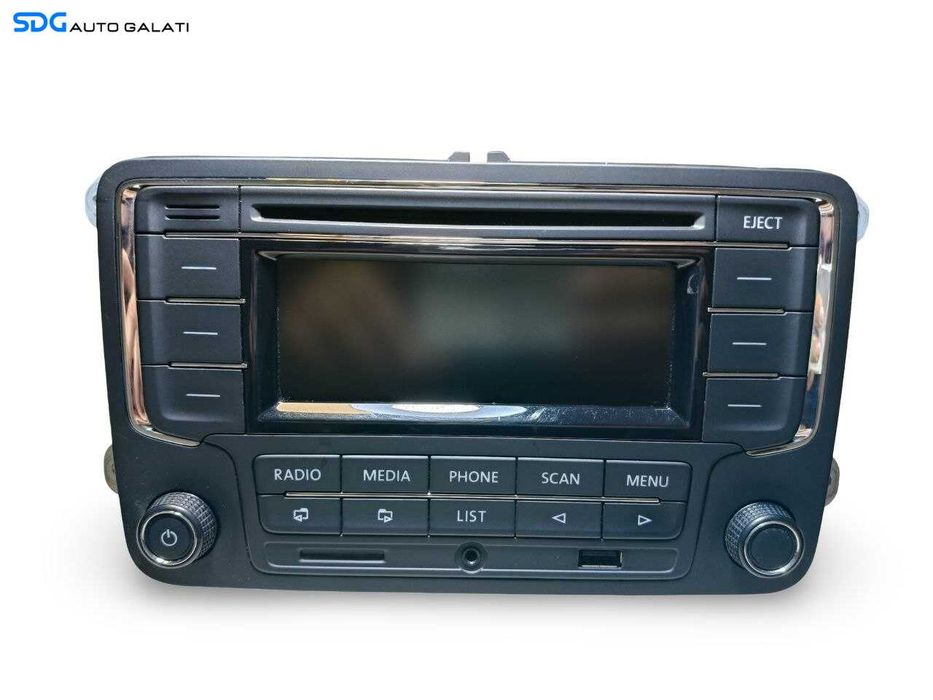 Unitate Radio CD RCN210 USB AUX CARD Volkswagen Passat B6 2005 - 2010 Cod 3AD035185A [LS0551]