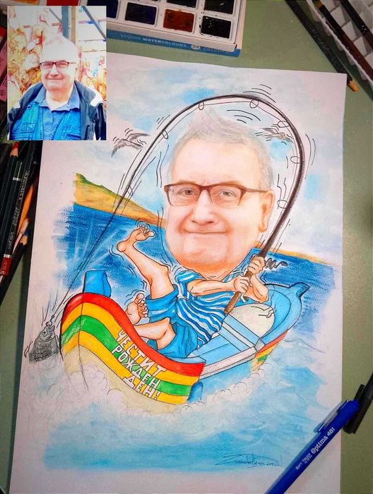 Ръчно изработени карикатури и портрети