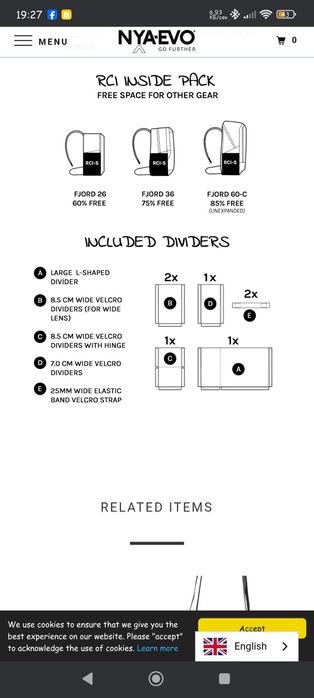 Продавам Camera Insert Nya-Evo RCS-S