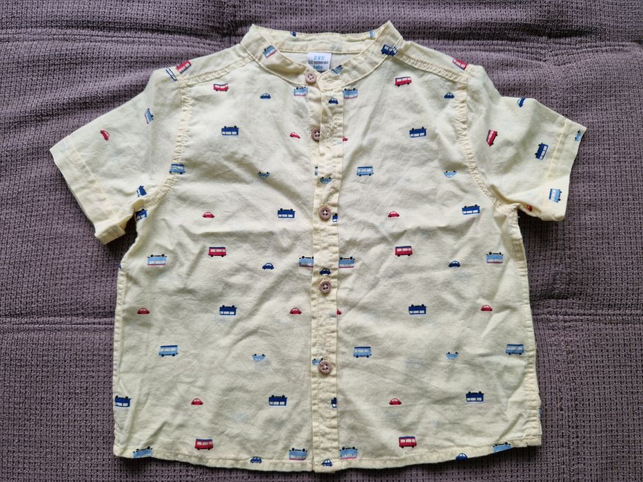 Set camasi si salopeta, pentru baietei, marime 80