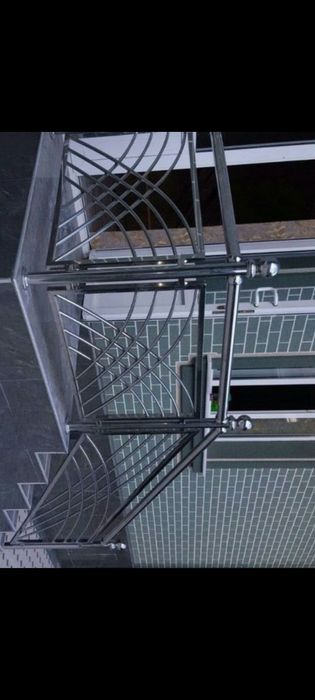 Нержавейка никел перила решотка аргон сварка..  Nerjaveyka perila