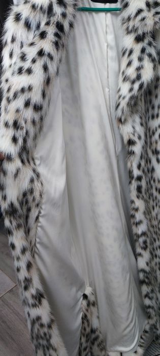 Шуба леопардовая для высоких девушек