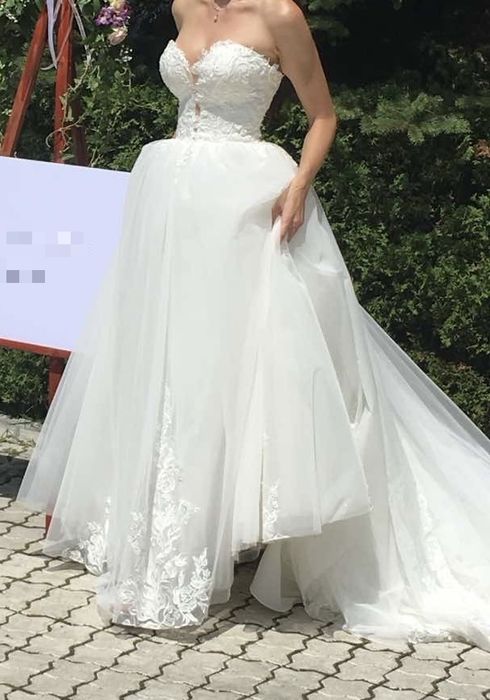 Булчинска рокля - бяла