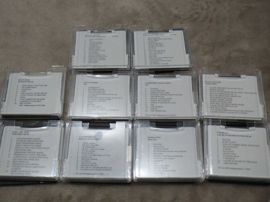 minidisc , minidiscuri  , TDK MD RXG de 74 min inregistrate cu discografie