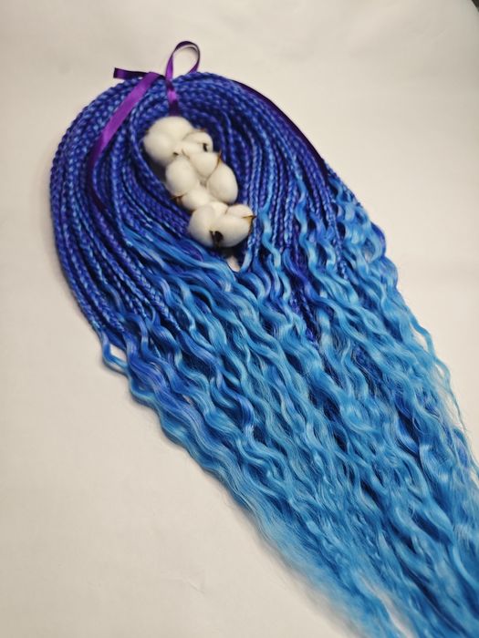 Комплект афрокосы со свободным концом