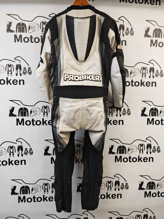 Costum/Combinezon moto piele cu cocoasa Probiker marime 48