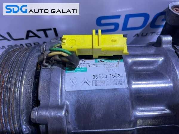 Compresor AC Aer Conditionat Peugeot 407 2.7 HDI 2005 - 2010 Cod 9663315680