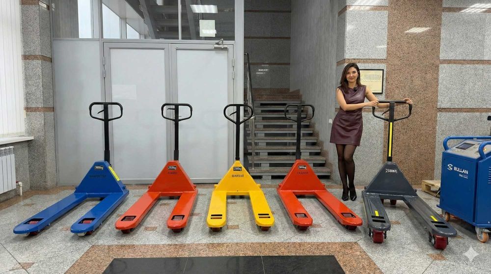 Рохля (рокла) гидравлическая тележка для склада —  Sillan 2-5 тонн