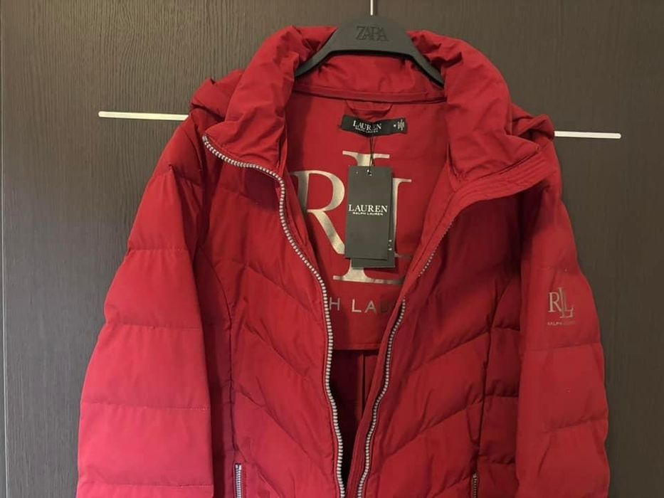 geaca noua Ralph Lauren down cu eticheta dama puf rata