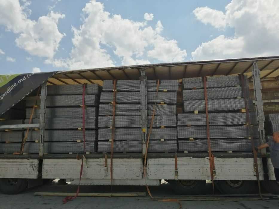 Plasa/ panou bordurat /TEAVA/ STALP 3.5-4.9MM/Zincat /Verde/Gri