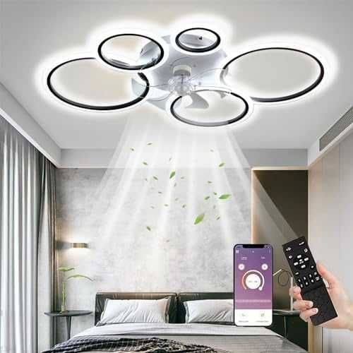 MiiR LED таванен вентилатор с осветление 100 см с дистанционно