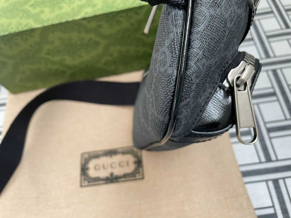 Чантичка Оригинална за Kръст Гучи Supreme Gucci Belt Bag Чанта Колан