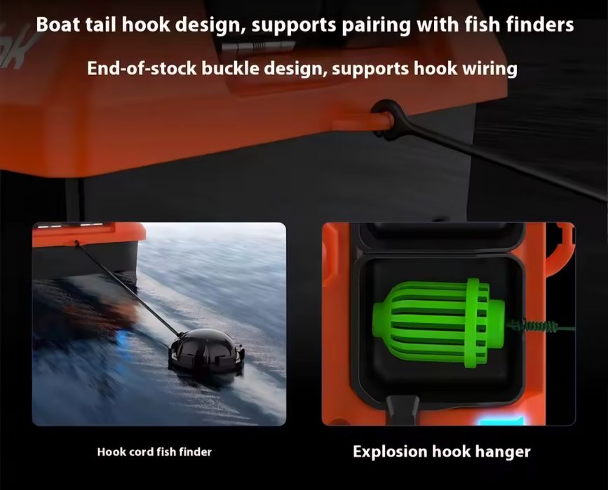 Лодка за захранка Flytec V802 Pro 160 GPS точки-500 метра обхват