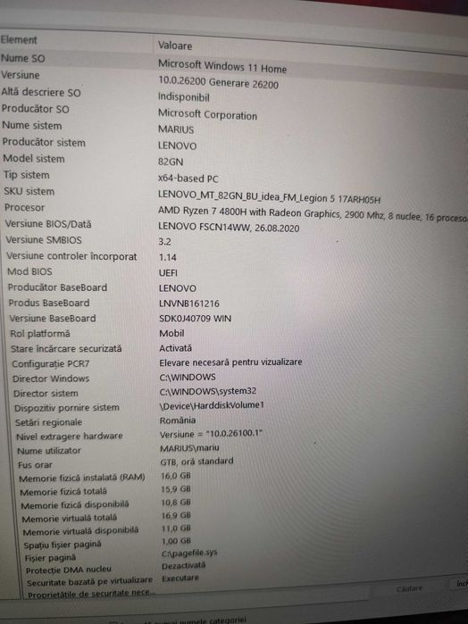 Vand Laptop gaming Lenovo Legion 5