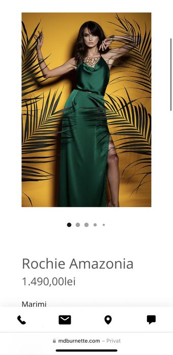 Rochie neagra Amazonia MD Burnette marimea 36/S