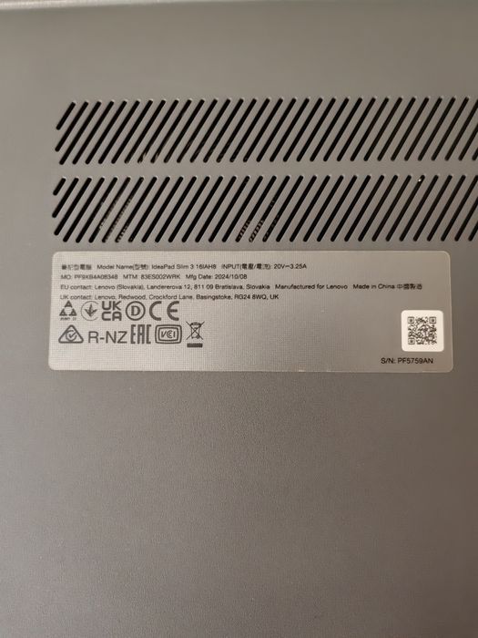 Lenova IdeaPad Slim 3 16IAH8
