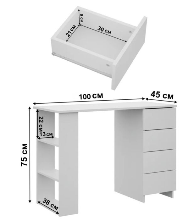 Продам стол белый