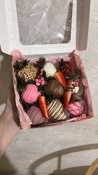 клубника в шоколаде