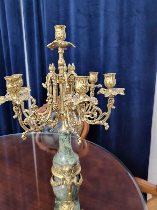 Бароков свещник/часовник