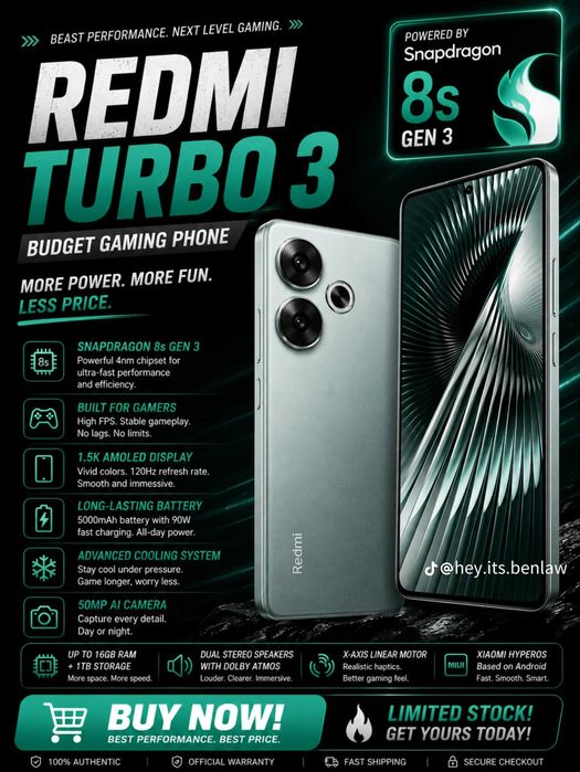 Продам Redmi turbo 3 аналог от poco f6